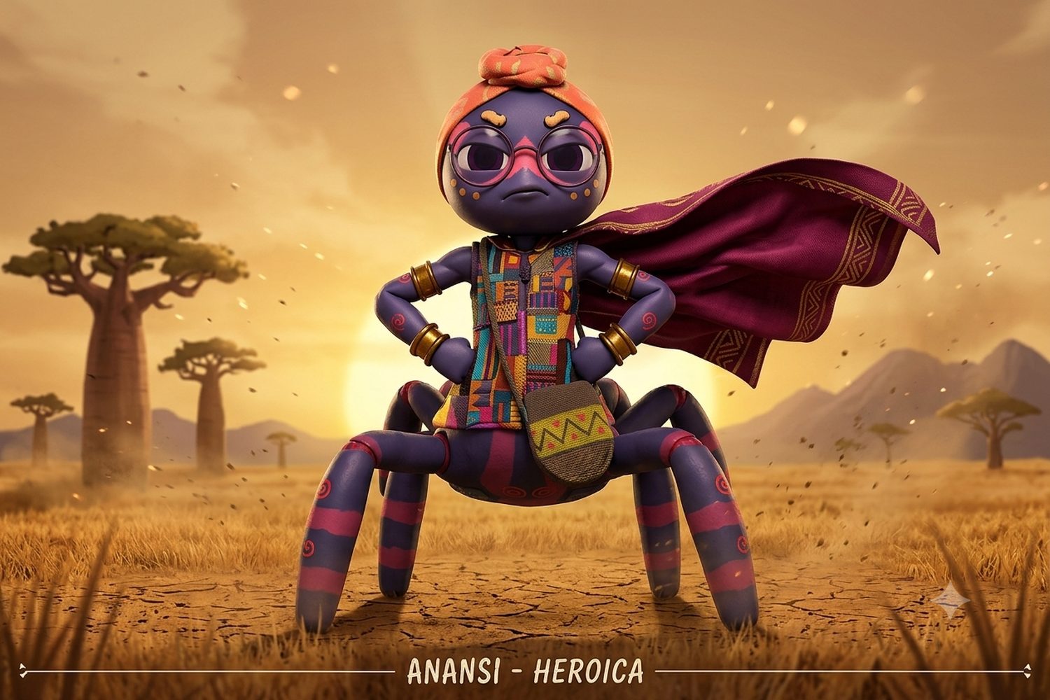 Anansi en la sabana